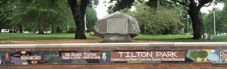 Photo of the Tilton Park Tile Mural