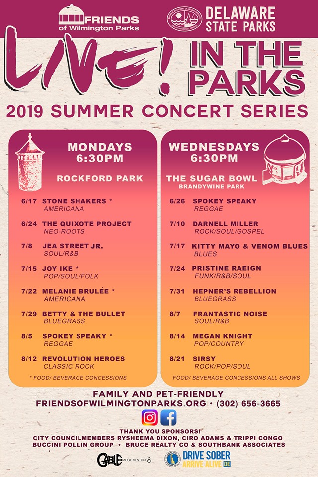 sumer concerts in the park