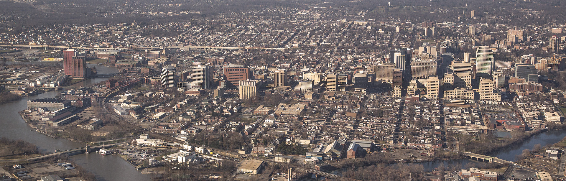 Aerial view of Wilmington