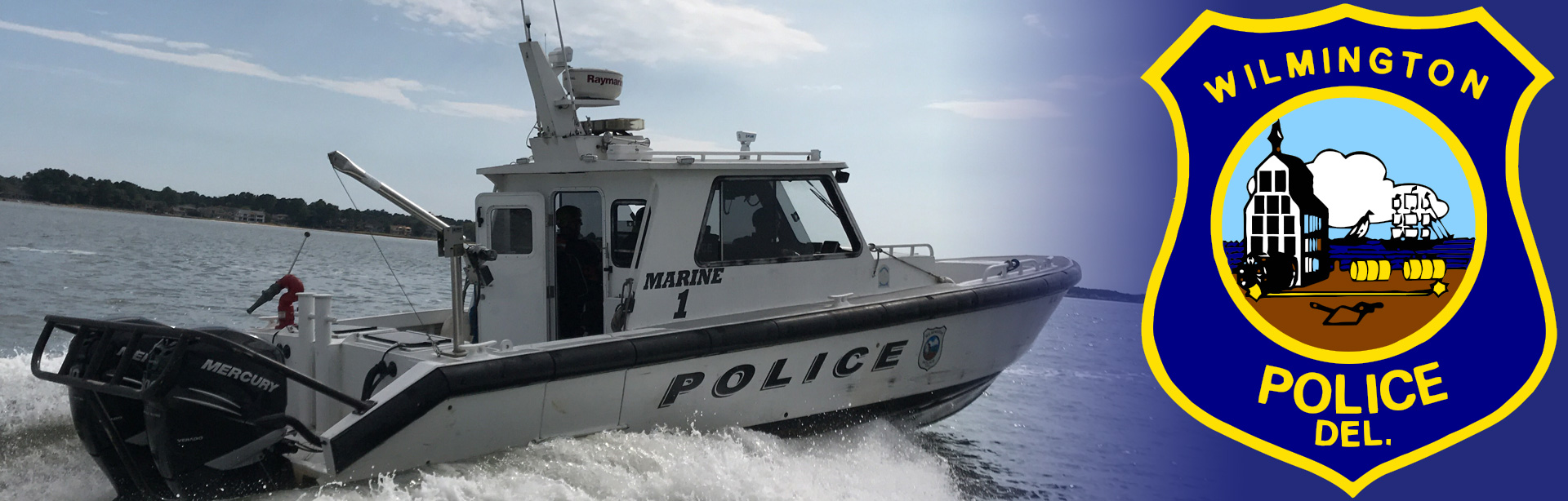 WPD Marine 1 in pursuit on water