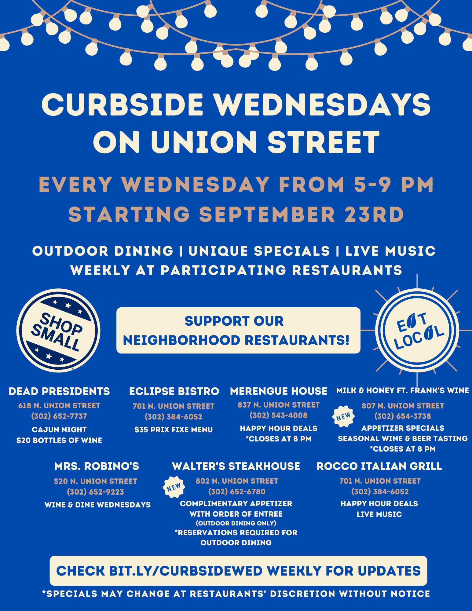 Social Flyer - Curbside Wednesdays