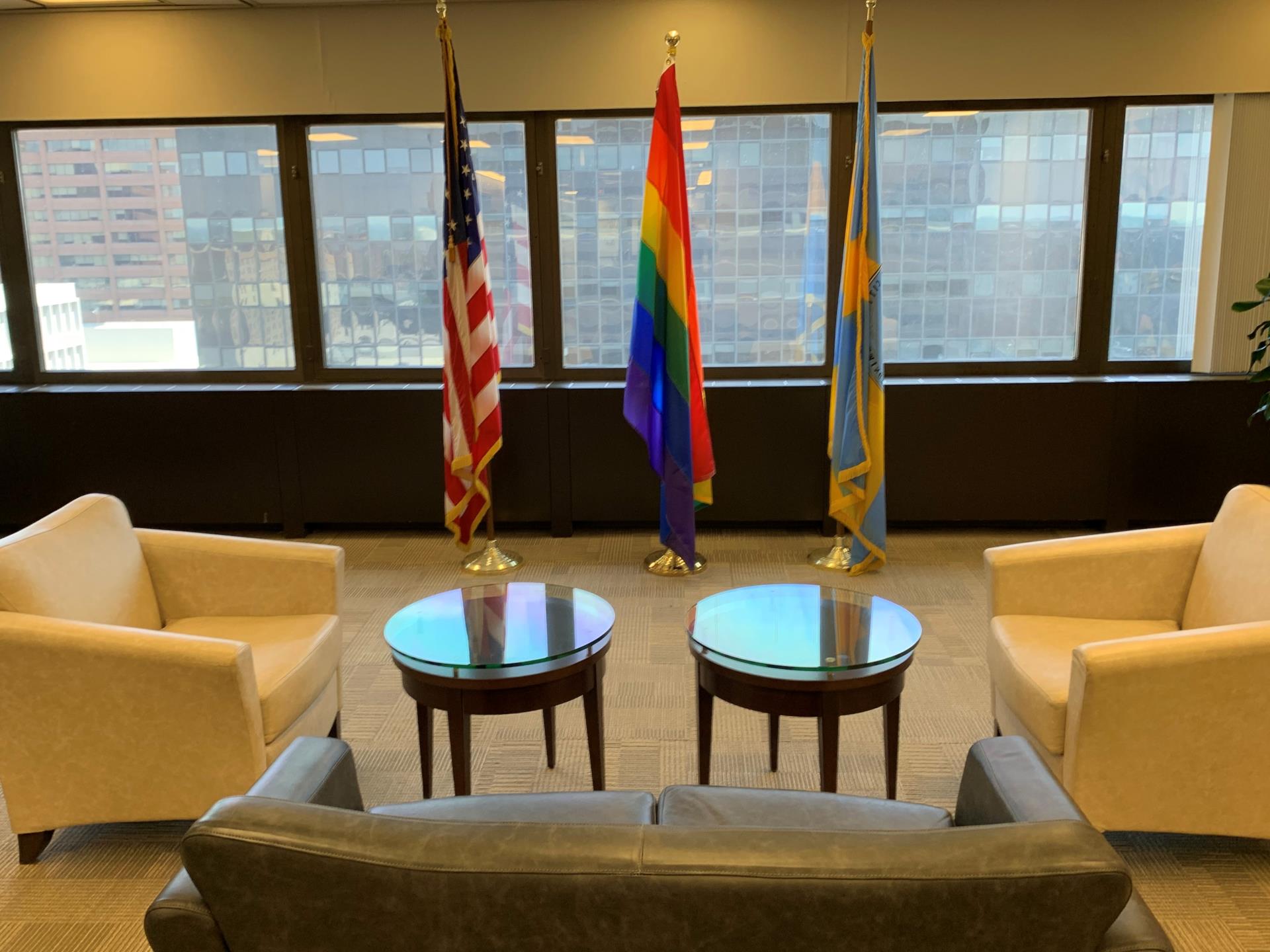 Pride Flag_Lobby