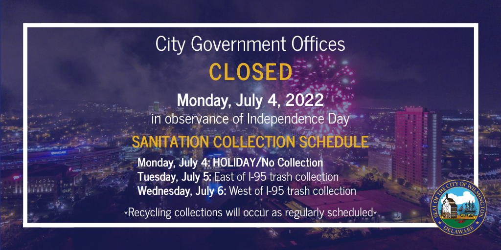 SANITATION SCHEDULE MODS July 4, 2022