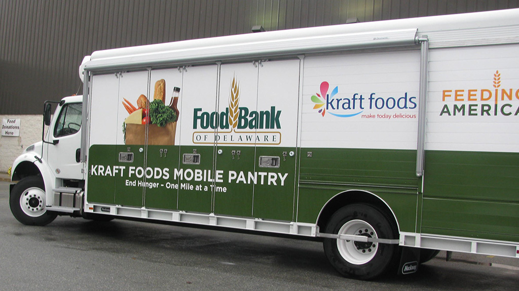 Photo of the Food Bank of Delaware Kraft Foods Mobile Pantry