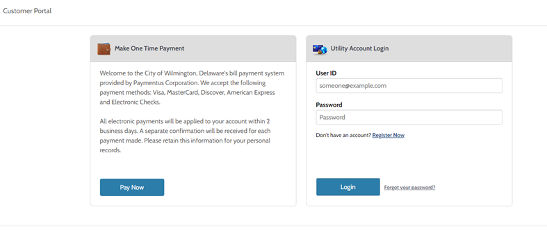 Step 1: Log into the Customer Portal.